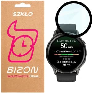 Bizon Glas Uhr Edge Hybrid Garmin Venu 4 45mm schwarz