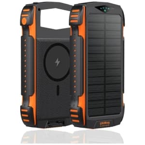 4smarts TitanPack Rugged UltiMag 20000mAh Napelemes Power Bank fekete