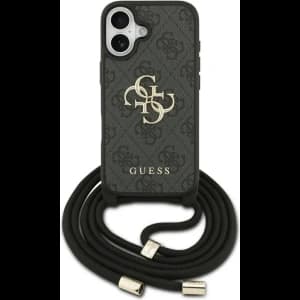 Etui Guess 4G Big Logo Cord Stap Crossbody do Apple iPhone 17 czarny