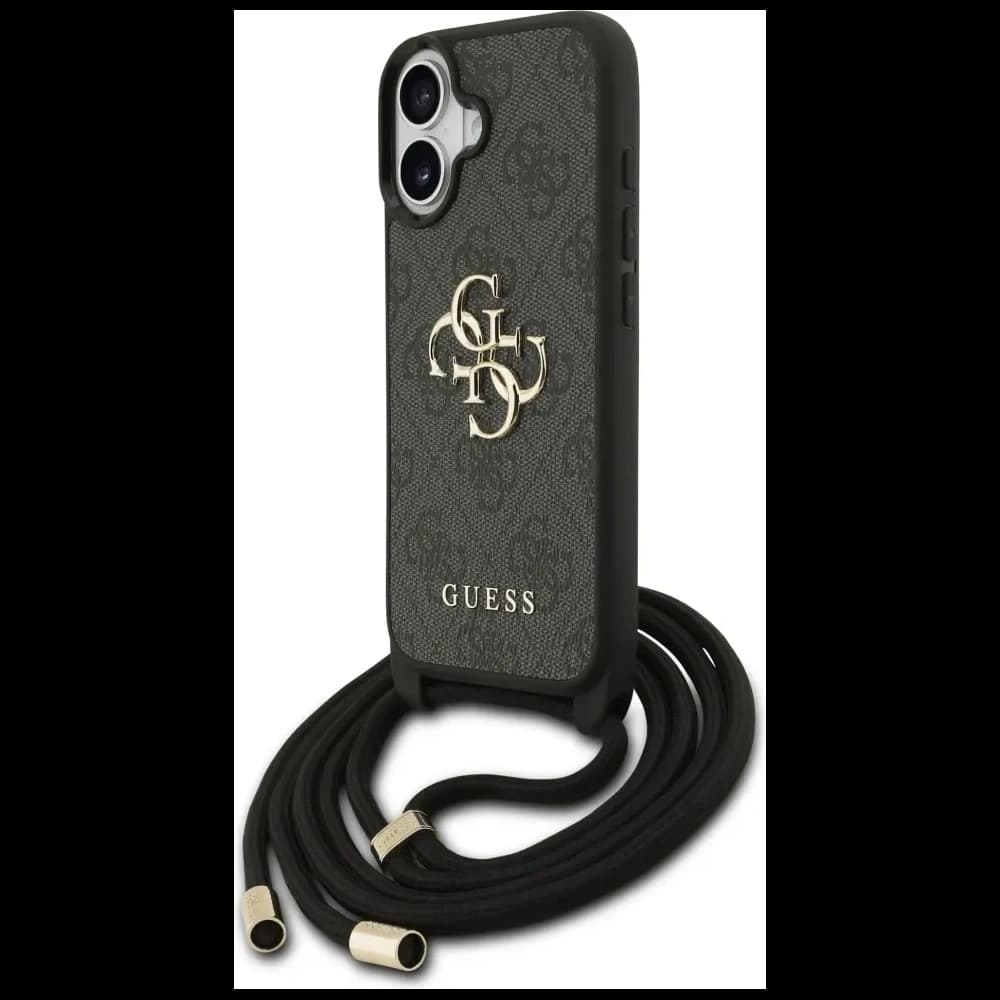 Etui Guess 4G Big Logo Cord Stap Crossbody do Apple iPhone 17 czarny - 2