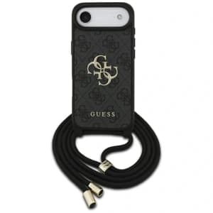 Guess 4G Big Logo Cord Stap Crossbody Apple iPhone Air schwarz