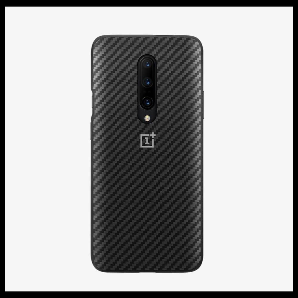 Etui OnePlus 7 Pro Karbon Bumper Case Czarne - 2