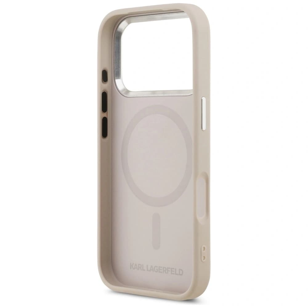 Karl Lagerfeld Choupette Pin MagSafe Apple iPhone 17 Pro Max pink - 7