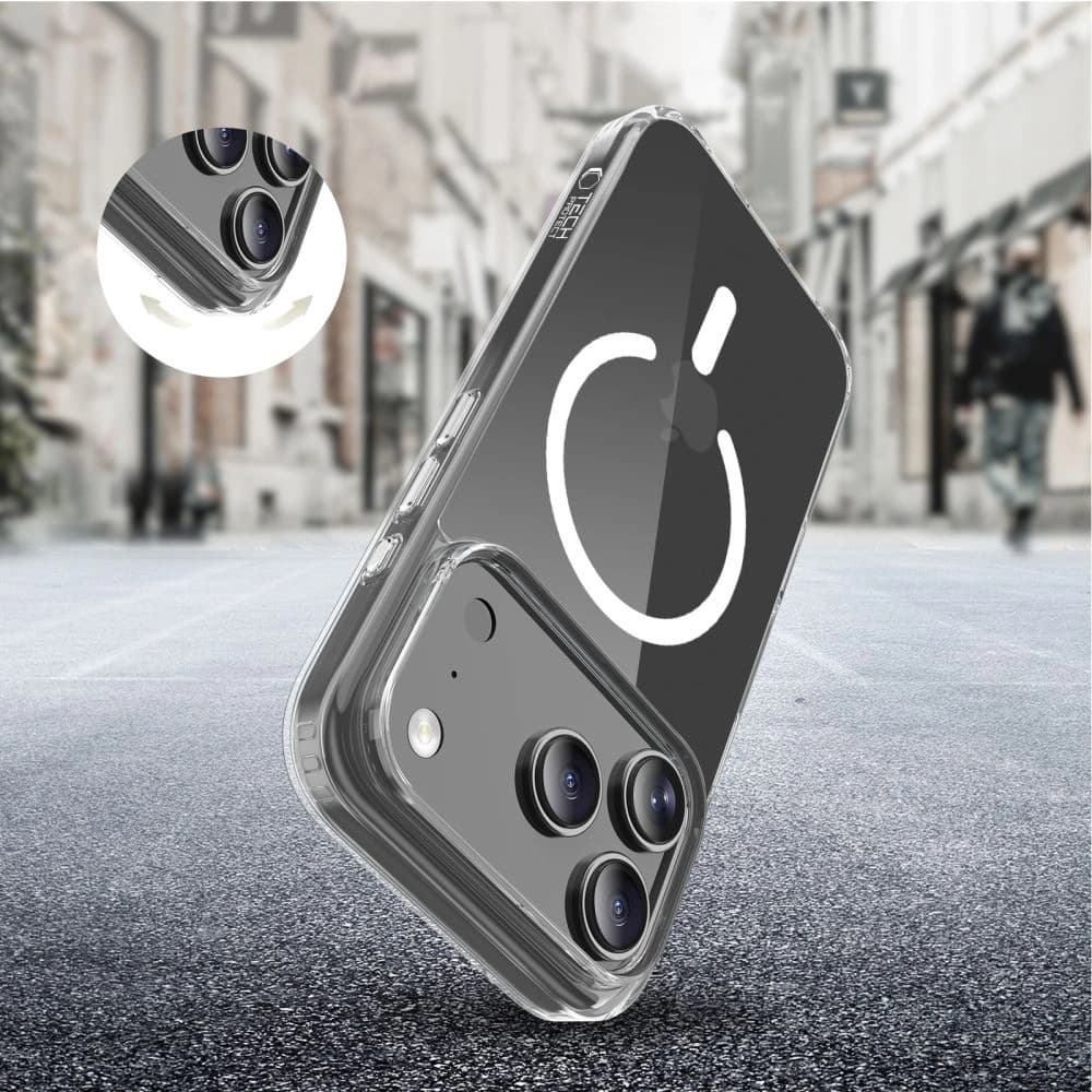 Tech-Protect Flexair Hybrid CC MagSafe Apple iPhone 17 Pro Max Clar - 5