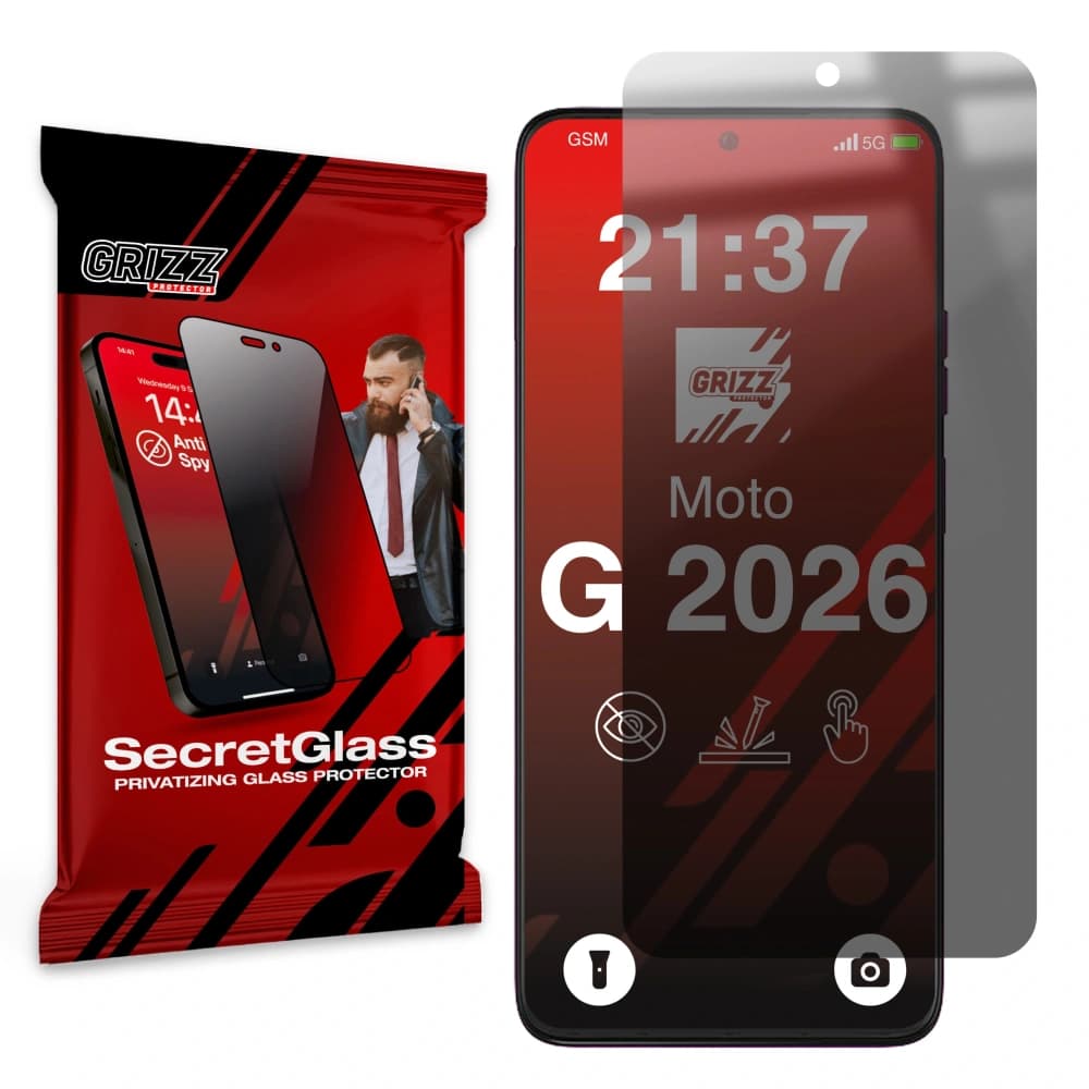 GrizzGlass Matte SecretGlass Motorola Moto G (2026) - 1