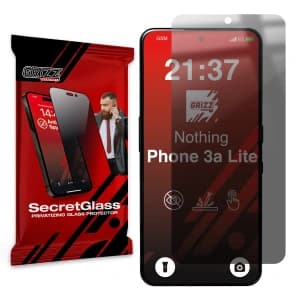GrizzGlass Matte SecretGlass Nothing Phone 3a Lite