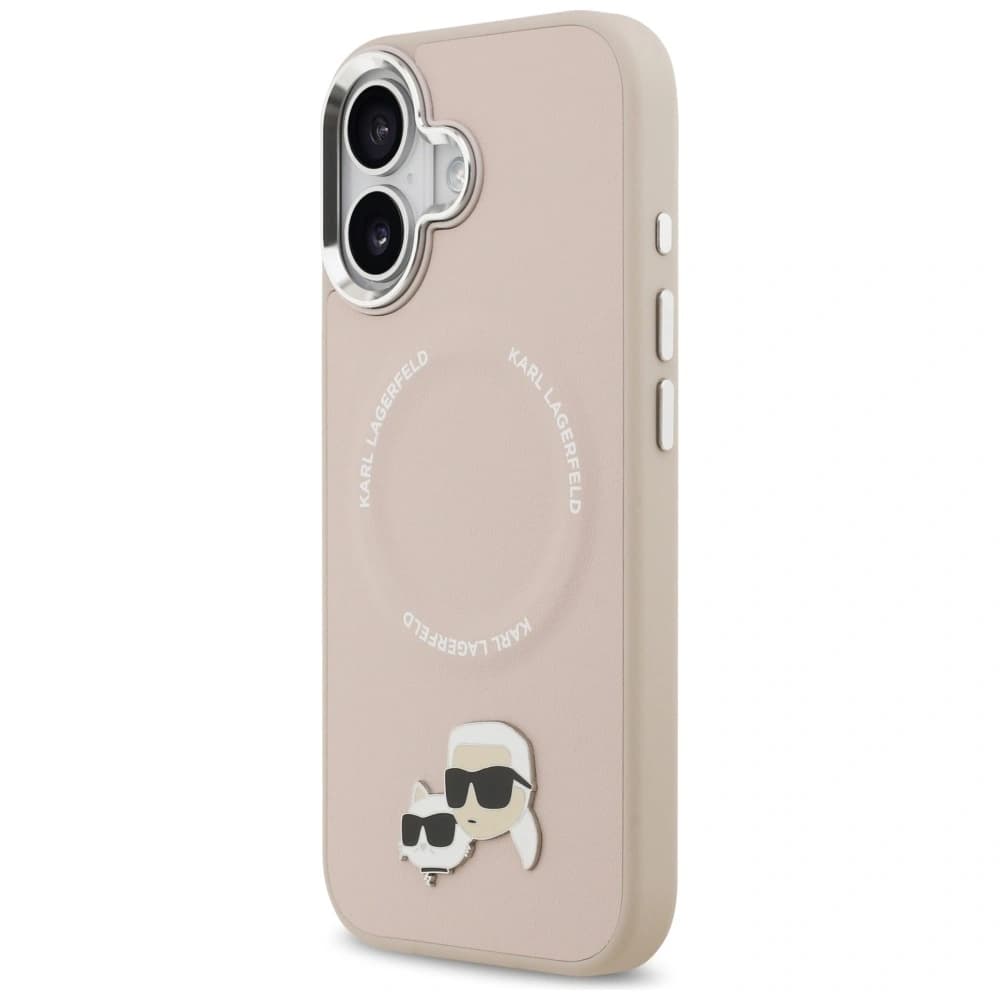 Karl Lagerfeld Karl & Choupette Pins MagSafe Apple iPhone 17 rosa - 2
