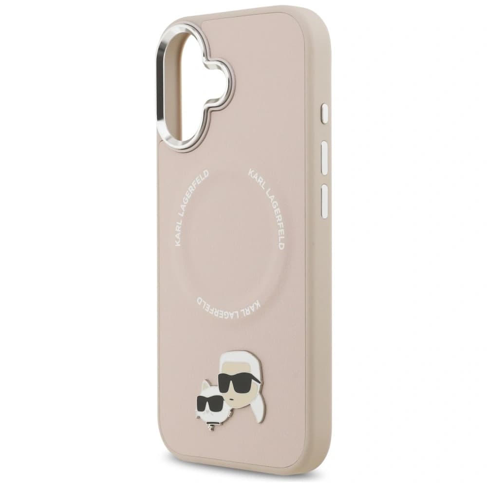 Karl Lagerfeld Karl & Choupette Pins MagSafe Apple iPhone 17 rosa - 6