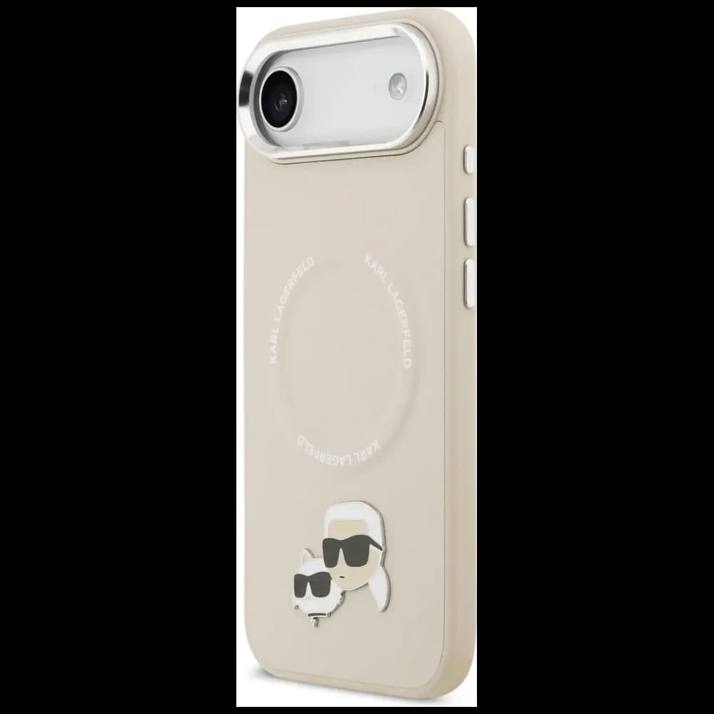 Karl Lagerfeld Karl & Choupette Pins MagSafe Apple iPhone Air beige - 2