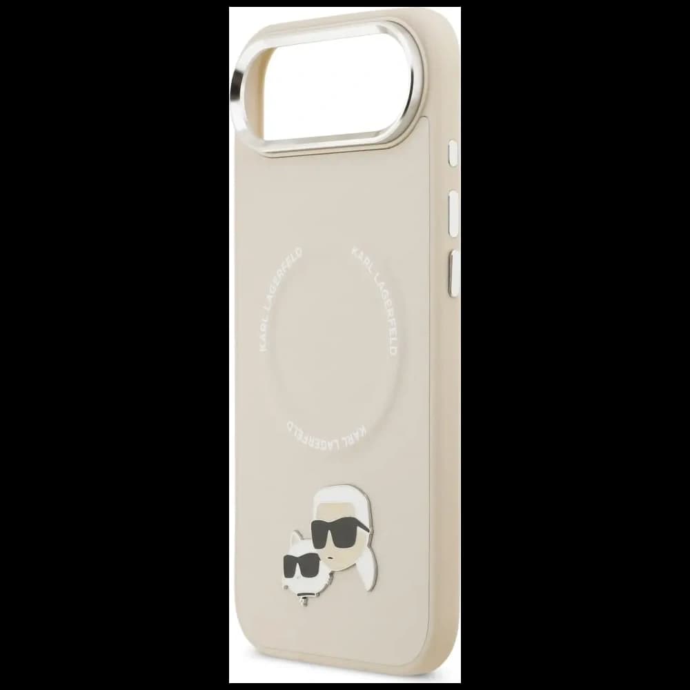 Karl Lagerfeld Karl & Choupette Pins MagSafe Apple iPhone Air beige - 6