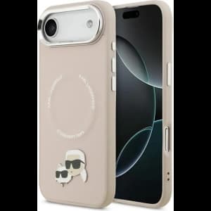 Karl Lagerfeld Karl & Choupette Pins MagSafe Apple iPhone Air rosa