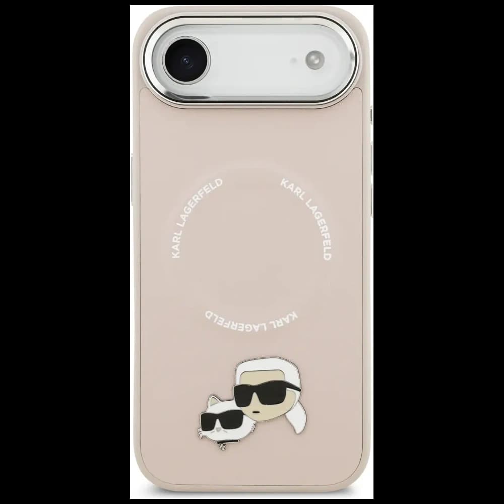 Karl Lagerfeld Karl & Choupette Pins MagSafe Apple iPhone Air rosa - 3