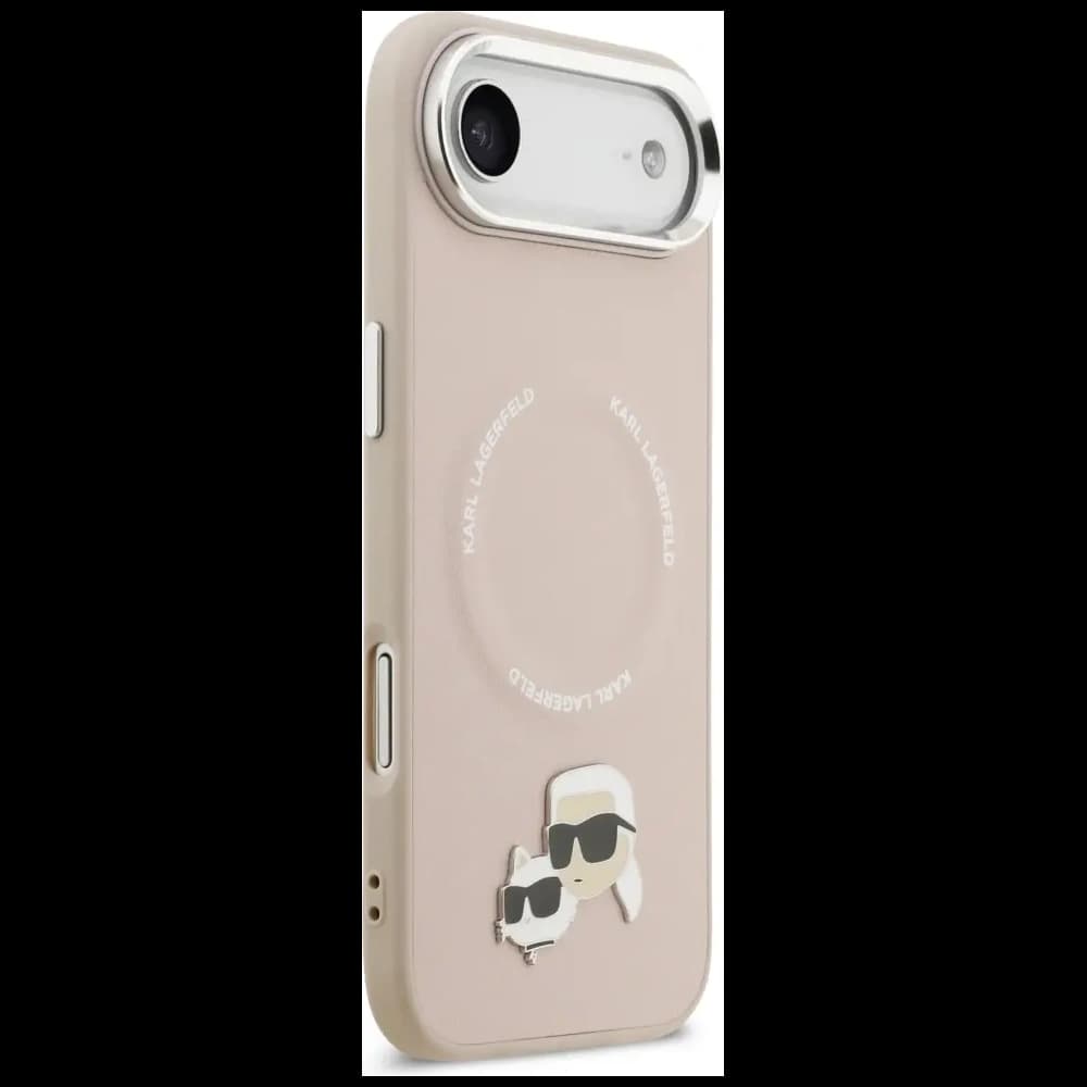 Karl Lagerfeld Karl & Choupette Pins MagSafe Apple iPhone Air rosa - 4