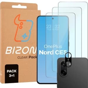 Bizon Clear 3x képernyőüveg + kameraüveg OnePlus Nord CE5 5G-hez
