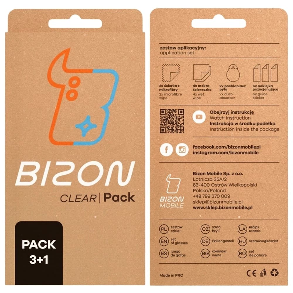 Bizon Clear 3x képernyőüveg + kameraüveg OnePlus Nord CE5 5G-hez - 7