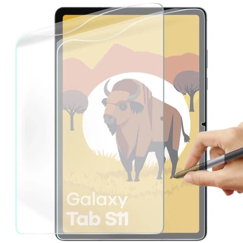 Folia imitująca papier Bizon Film Tab Papirus Duo do Samsung Galaxy Tab S11 [2 PACK]