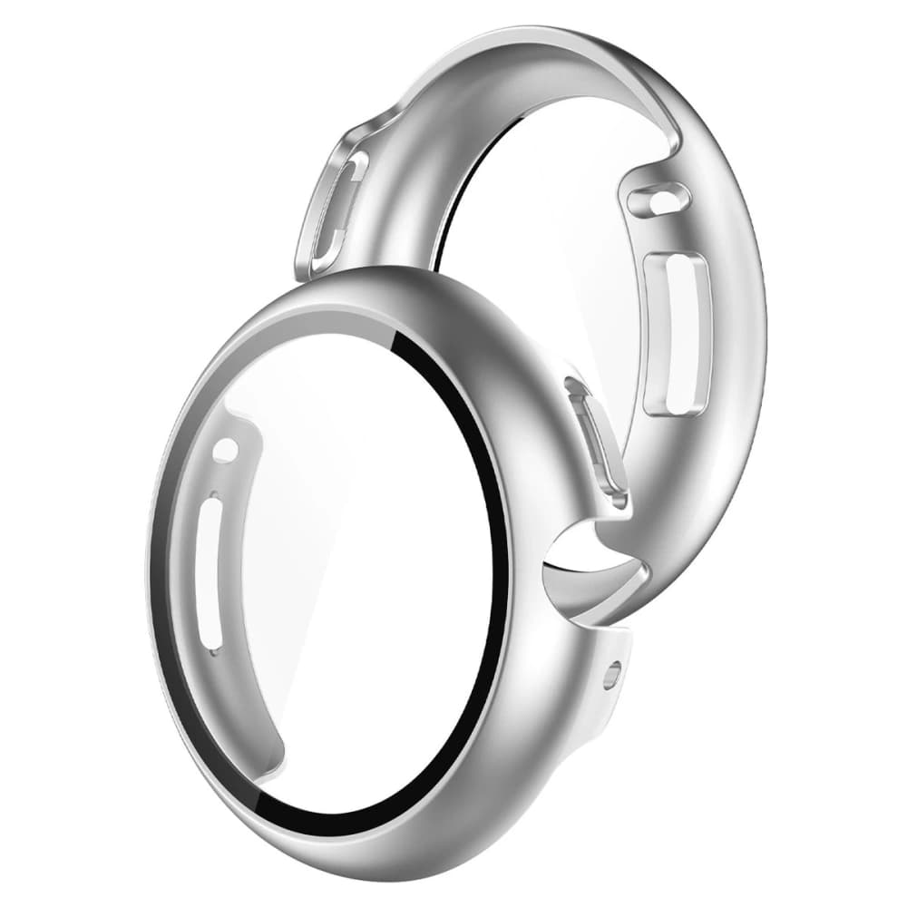 Bizon Case+Glass Watch Google Pixel Watch 4 41mm matte silver - 1