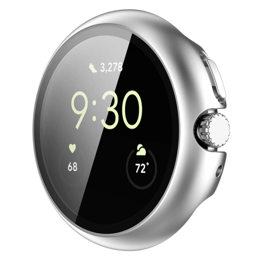 Bizon Case+Glass Watch Google Pixel Watch 4 41mm matte silver - 6