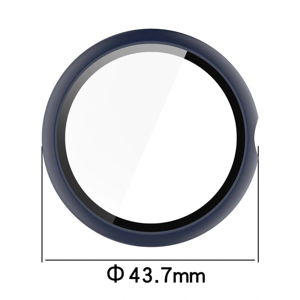 Bizon Case+Glass Uhr Google Pixel Watch 4 41mm matt navy blau - 2