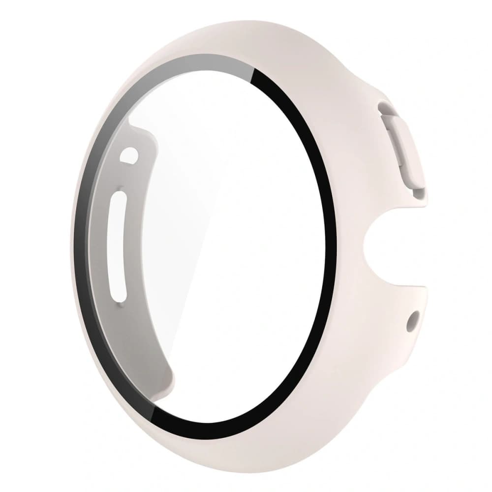 Bizon Case+Glass Uhr Google Pixel Watch 4 41mm matt beige - 3