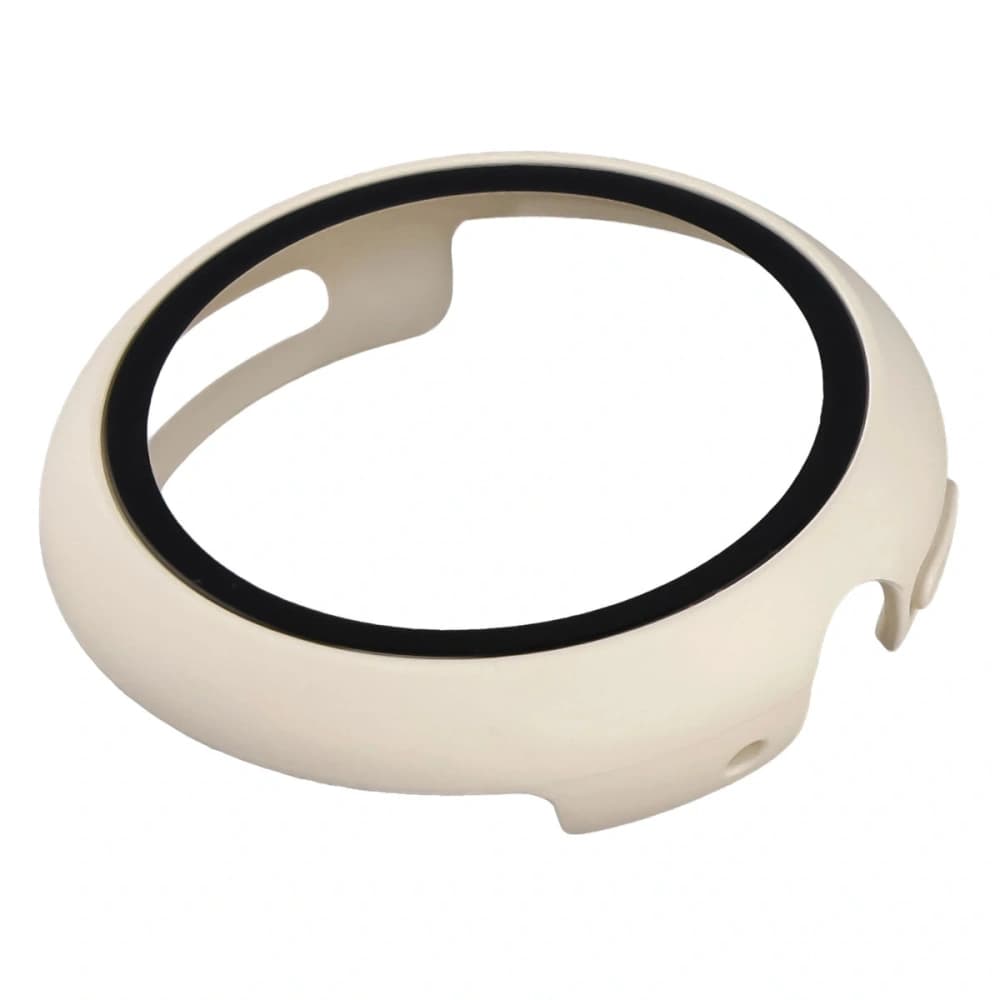 Bizon Case+Glass Uhr Google Pixel Watch 4 41mm matt beige - 6