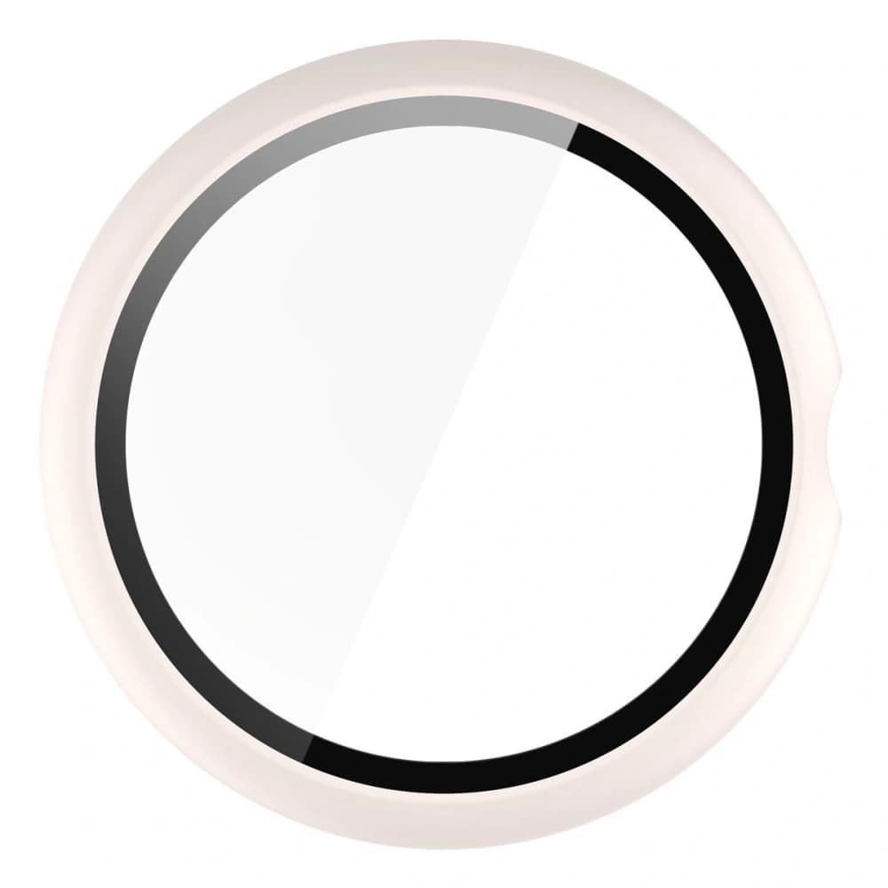 Bizon Case+Glass Uhr Google Pixel Watch 4 41mm matt beige - 7