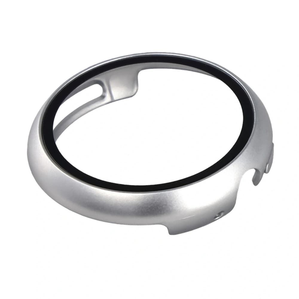 Bizon Case+Glass Uhr Google Pixel Watch 4 45mm matt silber - 6