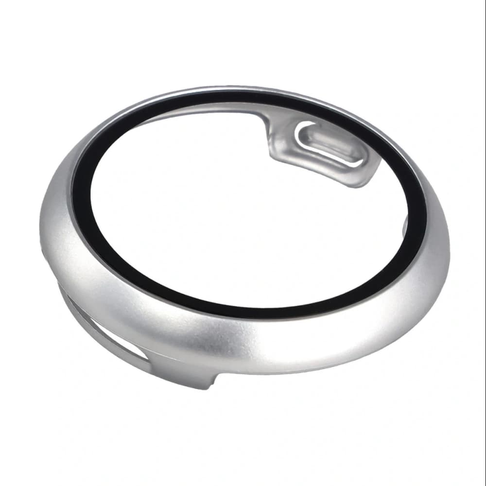 Bizon Case+Glass Uhr Google Pixel Watch 4 45mm matt silber - 7