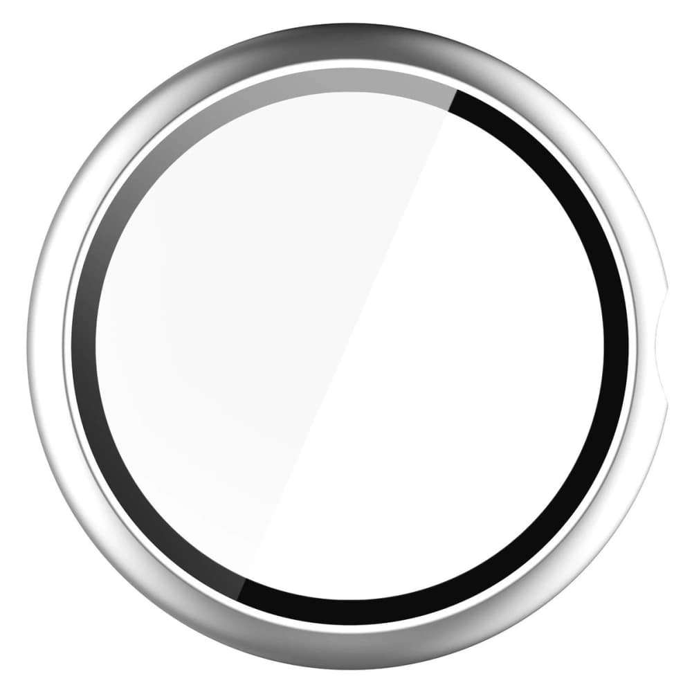 Bizon Case+Glass Uhr Google Pixel Watch 4 45mm matt silber - 8