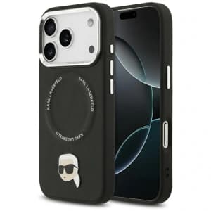 Karl Lagerfeld Karl Pin MagSafe Apple iPhone 17 Pro Max black