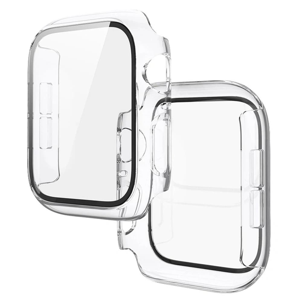Bizon Case+Üveg Óra Apple Watch SE 3 / SE 2 / SE / 6 / 5 / 4 40mm átlátszó - 1
