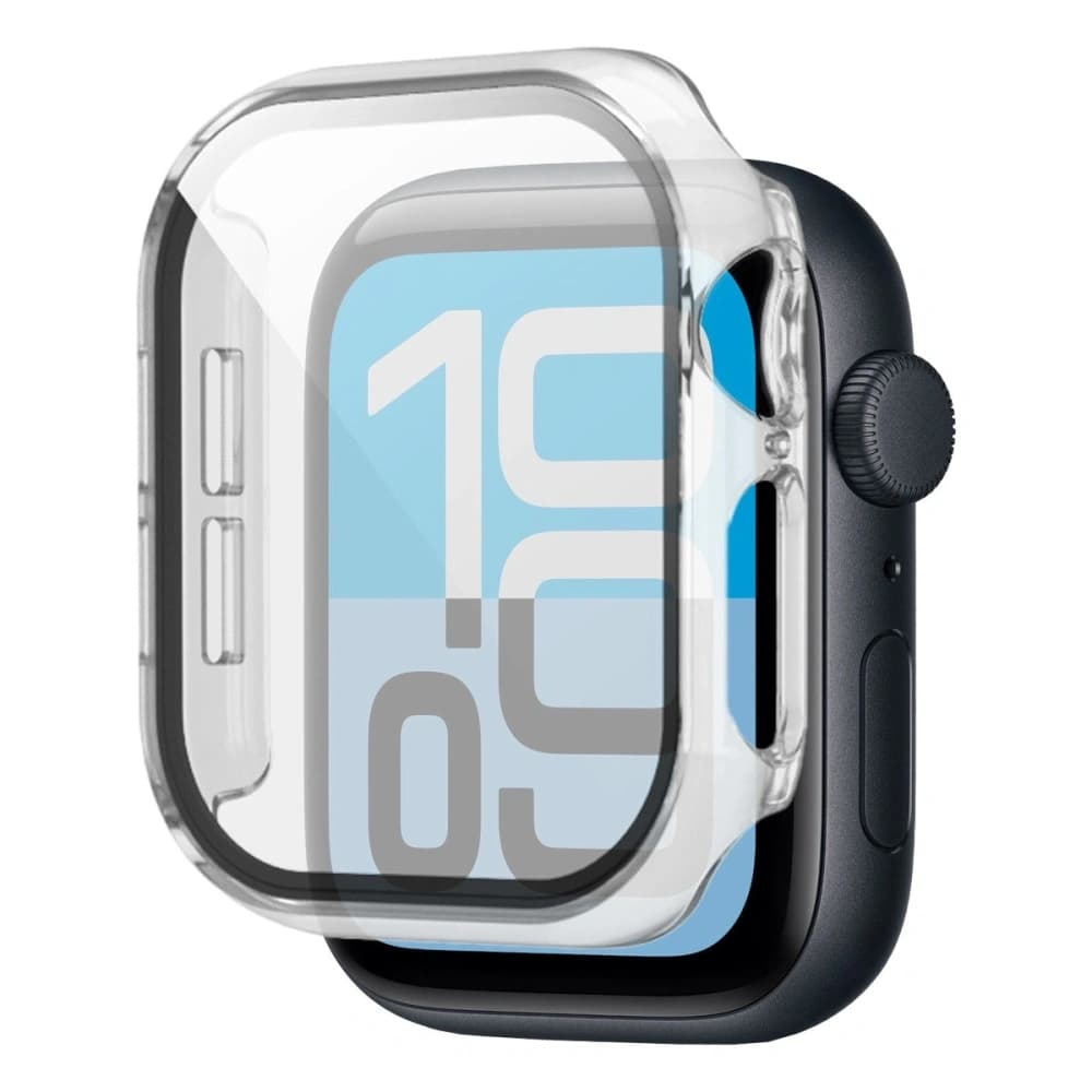 Bizon Case+Üveg Óra Apple Watch SE 3 / SE 2 / SE / 6 / 5 / 4 40mm átlátszó - 5