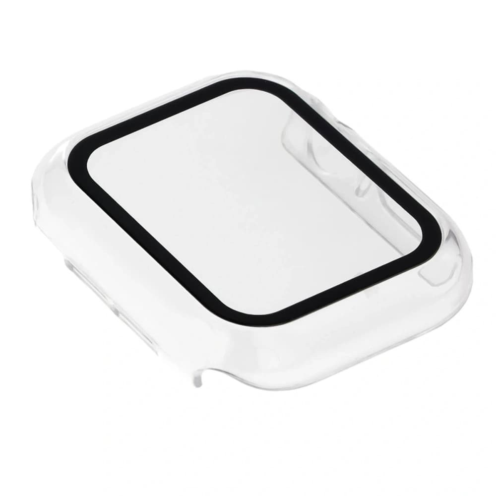 Bizon Case+Üveg Óra Apple Watch SE 3 / SE 2 / SE / 6 / 5 / 4 40mm átlátszó - 7