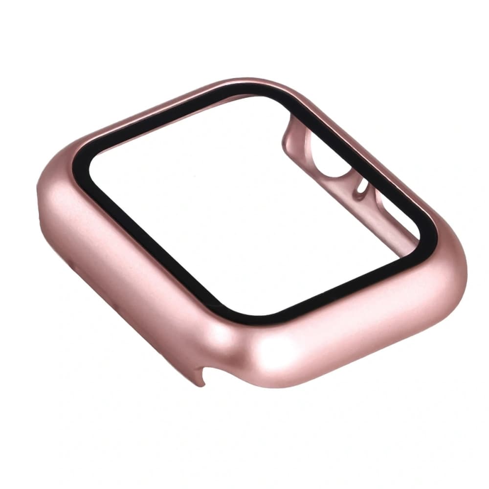 Bizon Case+Üveg Óra Apple Watch SE 3 / SE 2 / SE / 6 / 5 / 4 40mm rózsaarany - 7