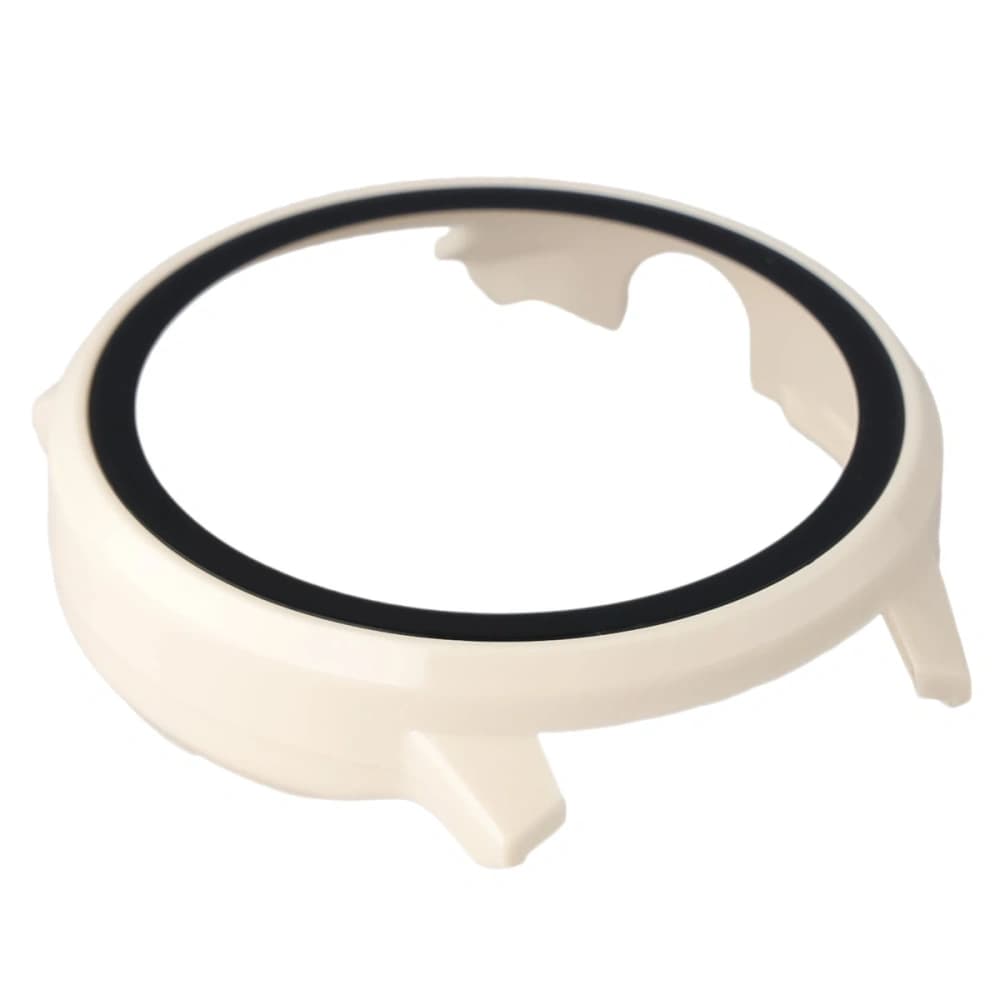 Bizon Case+Üveg Óra Garmin Venu 4 45mm bézs - 7