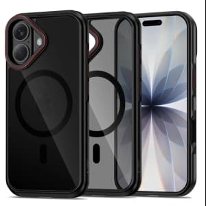 Tech-Protect MagHybrid MagSafe Apple iPhone 17 Schwarz/Rot