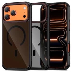 Tech-Protect MagHybrid MagSafe Apple iPhone 17 Pro Max Negru/roșu