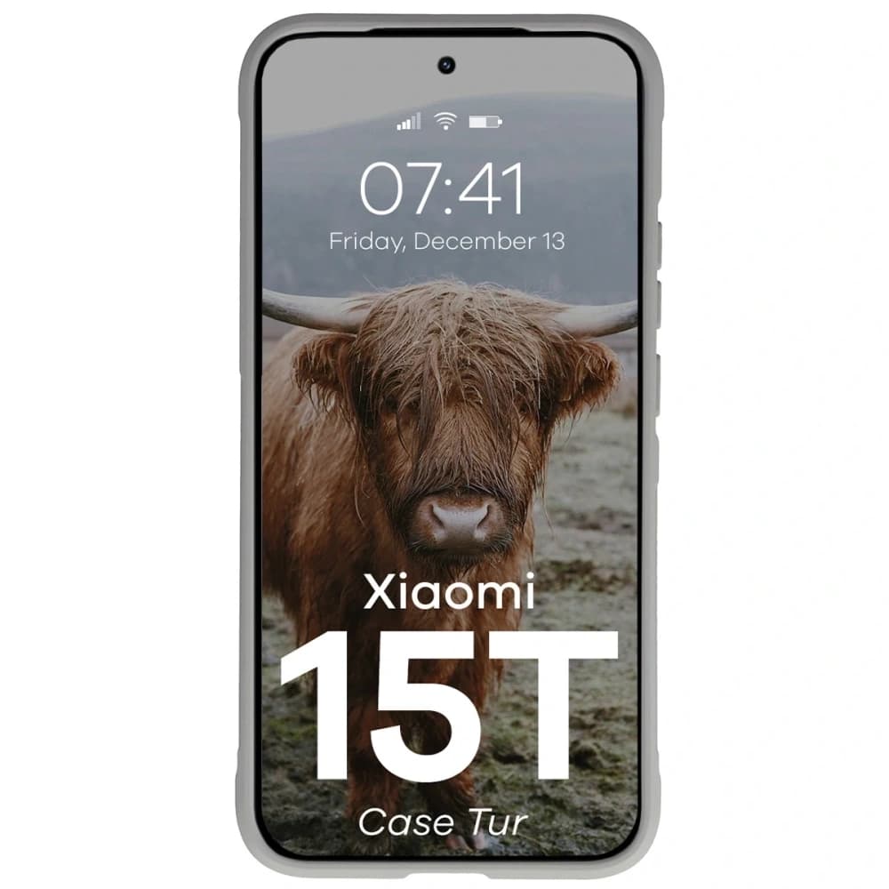 Bizon Case Tur Xiaomi 15T light grey - 5