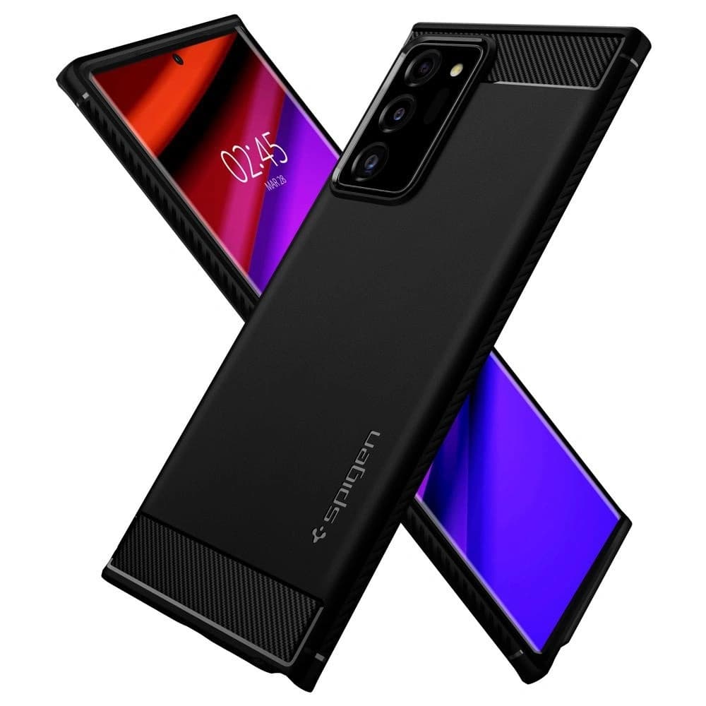 Etui Spigen Rugged Armor Samsung Galaxy Note 20 Ultra Matt Fekete - 7