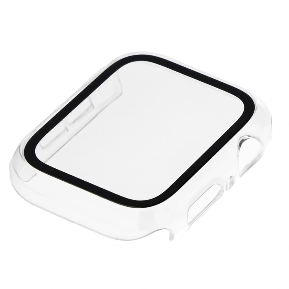 Bizon Case+Üveg Óra Apple Watch SE 3 / SE 2 / SE / 6 / 5 / 4 44mm átlátszó - 6