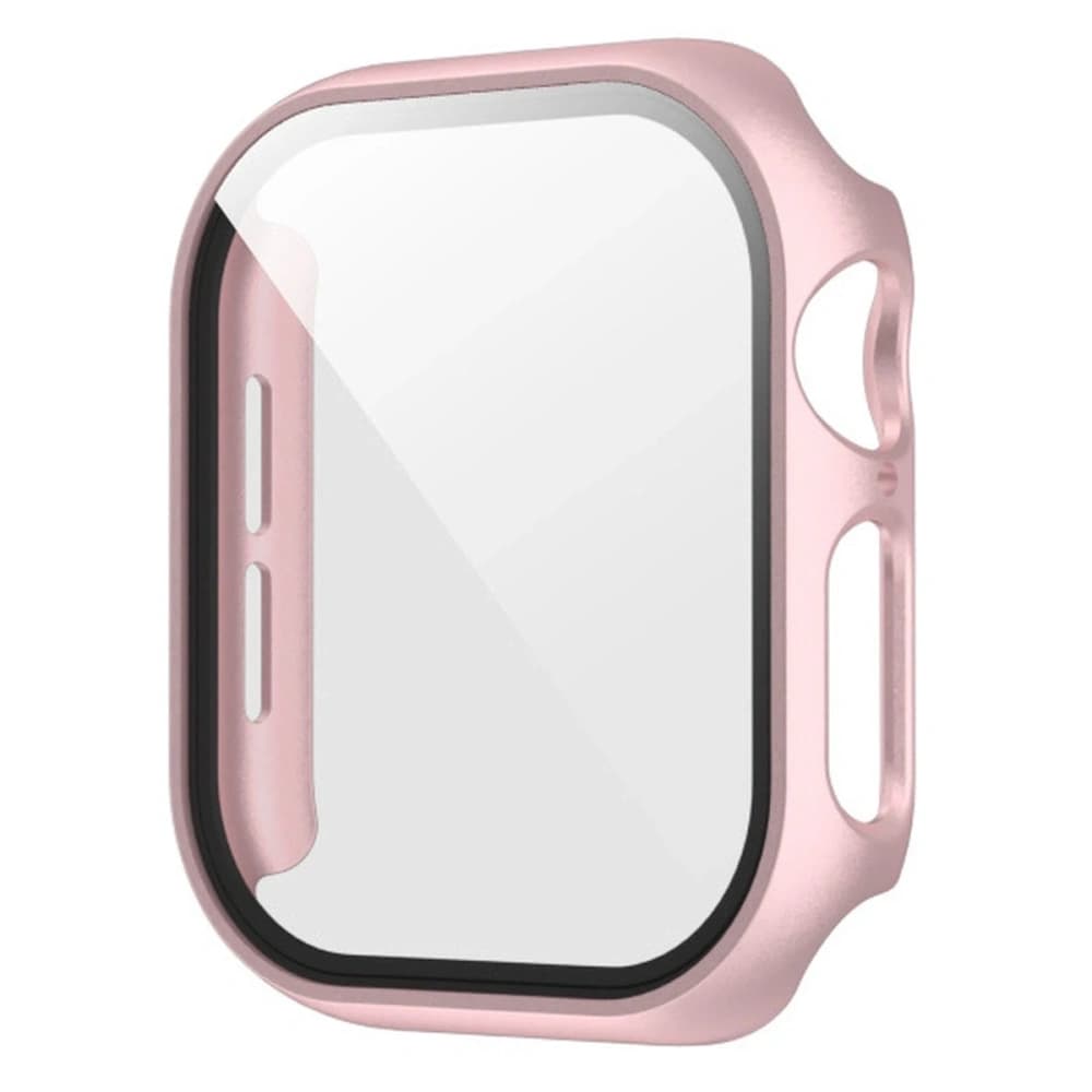 Bizon Case+Üveg Óra Apple Watch SE 3 / SE 2 / SE / 6 / 5 / 4 44mm rózsaarany - 3