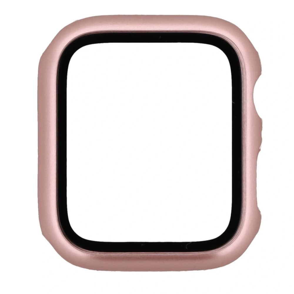Bizon Case+Üveg Óra Apple Watch SE 3 / SE 2 / SE / 6 / 5 / 4 44mm rózsaarany - 8