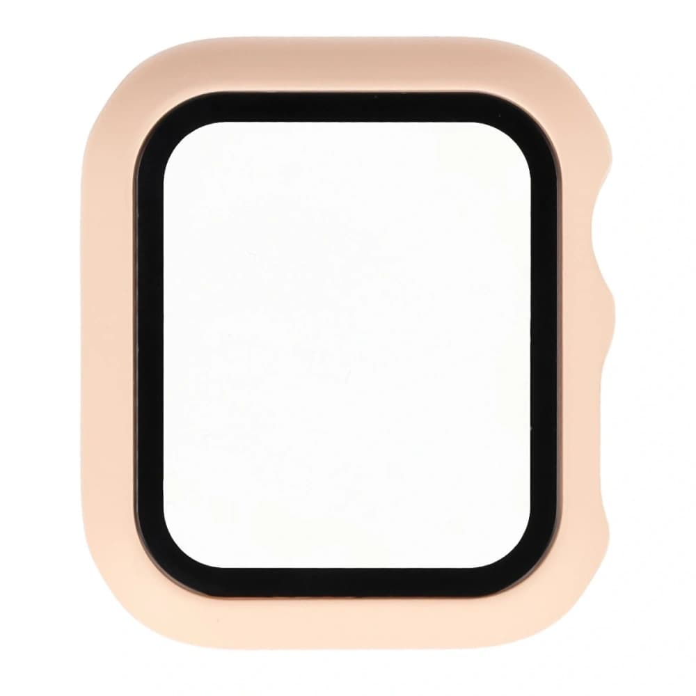 Bizon Case+Üveg Óra Apple Watch SE 3 / SE 2 / SE / 6 / 5 / 4 40mm matt rózsaszín - 8