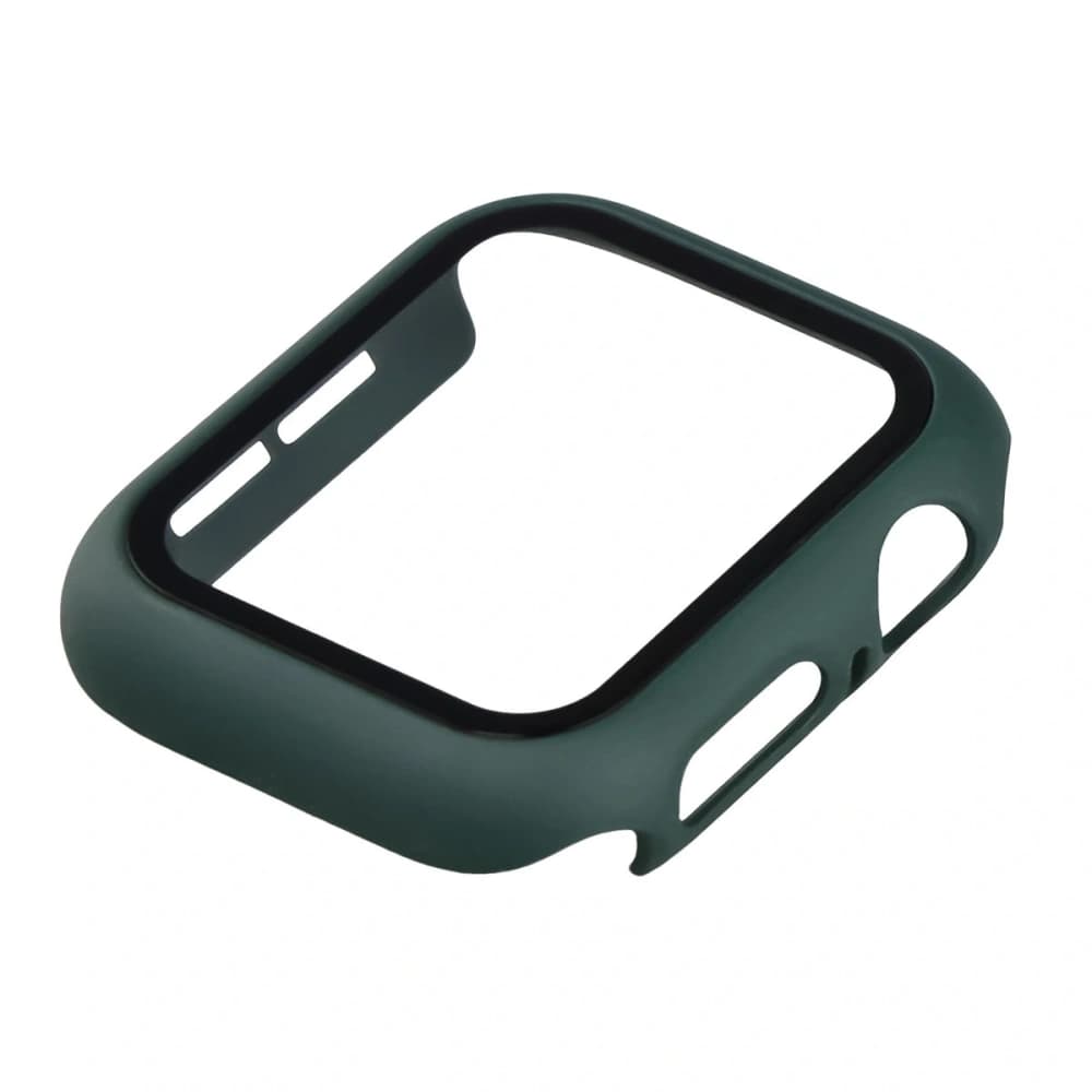 Bizon Case+Üveg Óra Apple Watch SE 3 / SE 2 / SE / 6 / 5 / 4 40mm matt sötétzöld - 6