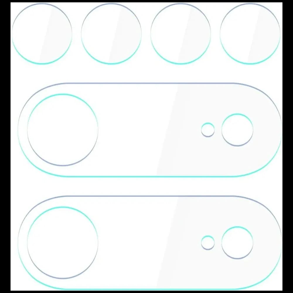 Szkło hybrydowe na obiektywy i wyspę aparatu 3MK Lens Protection do Apple iPhone Air - 5