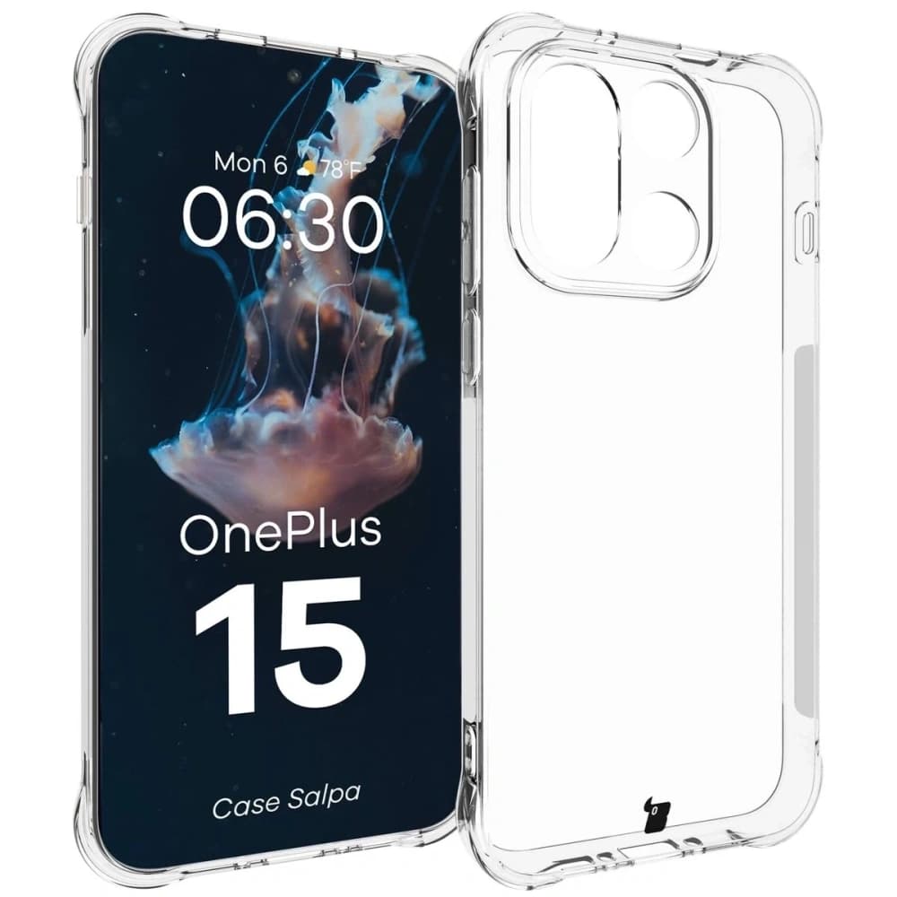 Elastyczne etui Bizon Case Salpa do OnePlus 15 przezroczyste - 1