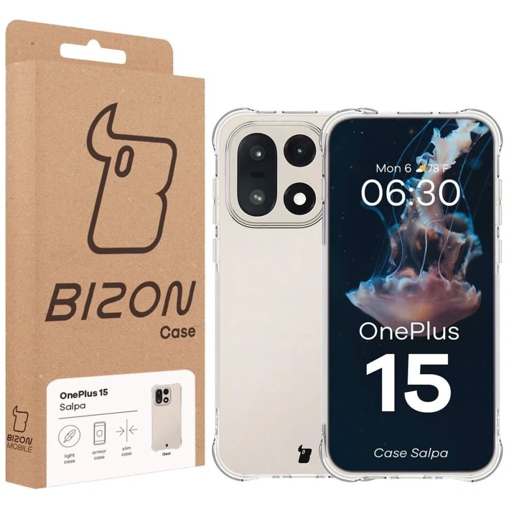 Elastyczne etui Bizon Case Salpa do OnePlus 15 przezroczyste - 7