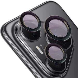 Bizon Glass Snap Lens Huawei Pura 80 Pro / Pro Plus cadru negru