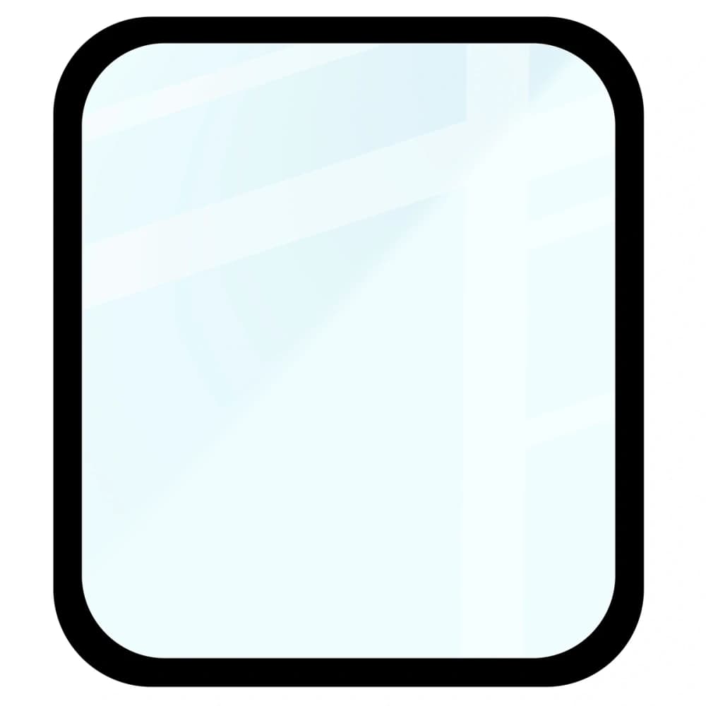 Bizon Glass Watch Edge Hybrid Garmin Venu X1 fekete - 4