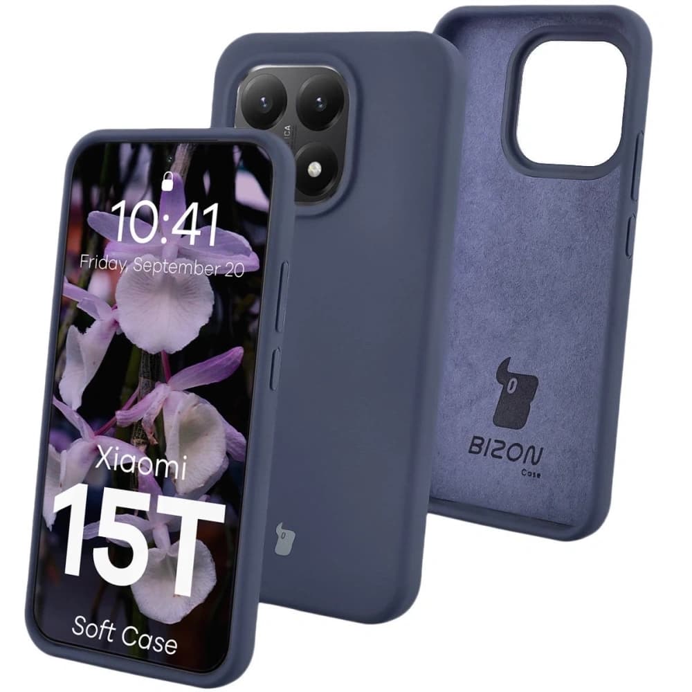 Bizon Soft Case Xiaomi 15T dark blue - 1